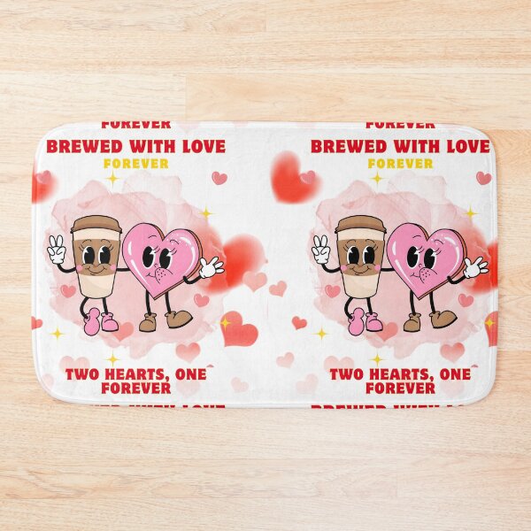 Item preview, Brewed With Love Forever - Retro Coffee & Heart Valentine designed and sold by Serjames.