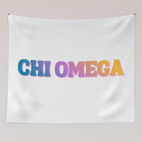 Item preview, funky Chi O sticker designed and sold by speed limit none.