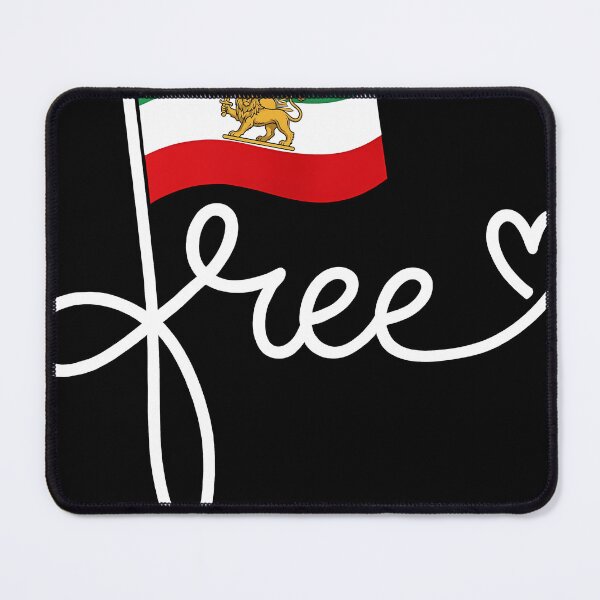 Item preview, Free Iran Flag - Persian Freedom Word Art Persia designed and sold by RoyesButler.