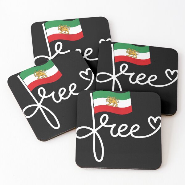 Item preview, Free Iran Flag - Persian Freedom Word Art Persia designed and sold by RoyesButler.