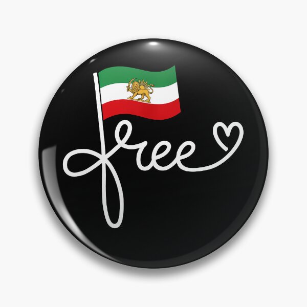 Item preview, Free Iran Flag - Persian Freedom Word Art Persia designed and sold by RoyesButler.