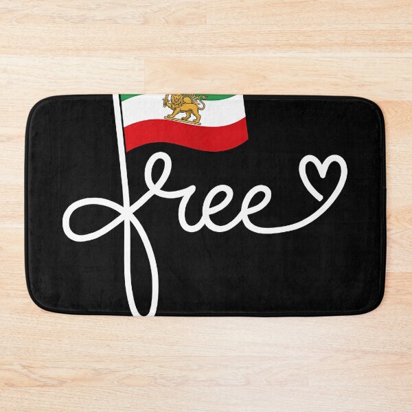 Item preview, Free Iran Flag - Persian Freedom Word Art Persia designed and sold by RoyesButler.