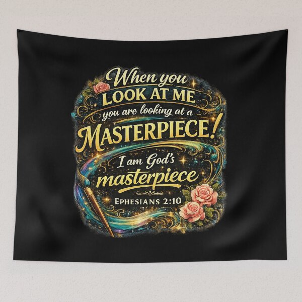 Item preview, I Am God's Masterpiece designed and sold by BlessedKaren.