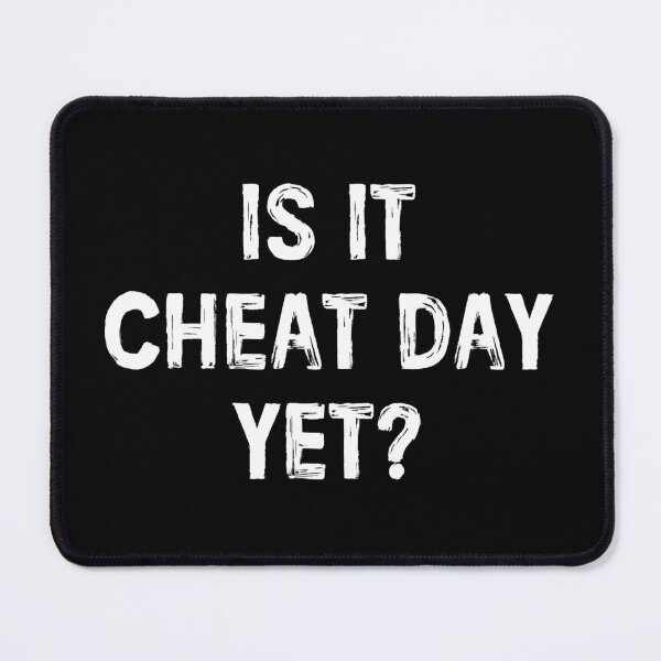 Item preview, Is It Cheat Day Yet - Workout Gym Funny Saying designed and sold by kamalasyakila.