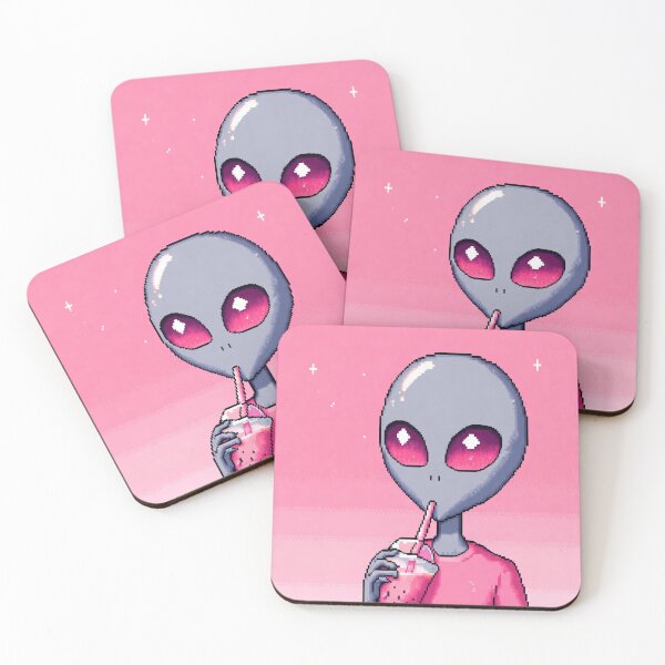 Item preview, Pink alien tea  designed and sold by Zheap14.