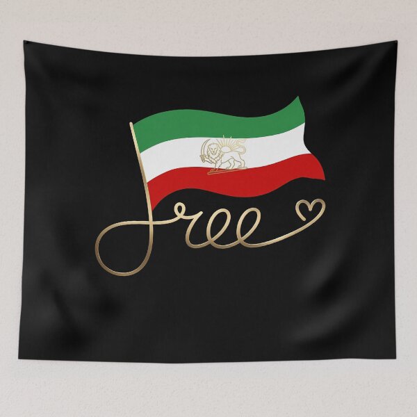 Item preview, Free Iran Flag designed and sold by RoyesButler.