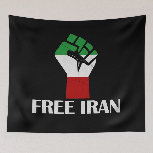 Item preview, Free Iran Flag Freedom Love Iran Persian Azadi designed and sold by RoyesButler.