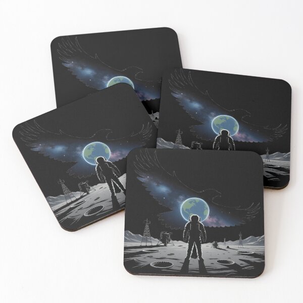 Item preview, Artemis Eagle Astronaut Space Exploration Silhouette designed and sold by designscreators.
