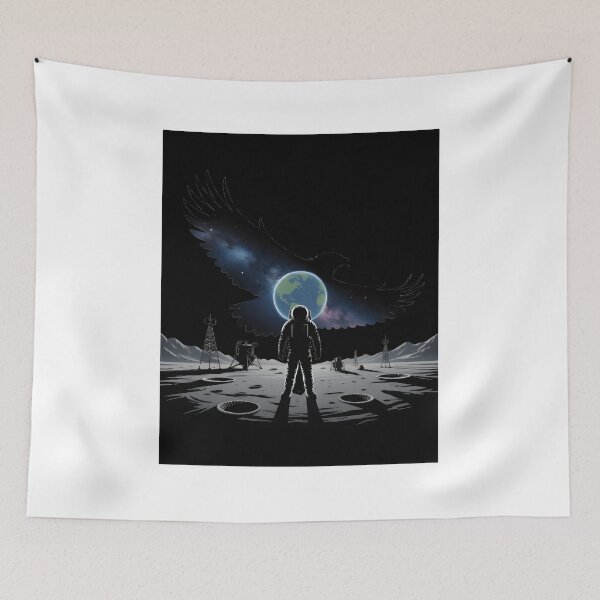 Item preview, Artemis Eagle Astronaut Space Exploration Silhouette designed and sold by designscreators.