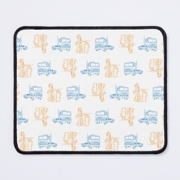Item preview, Cute Seamless Truck Pattern – Kids Transport Design for Truck Drivers & Vehicle Lovers designed and sold by skgraphictrafic.