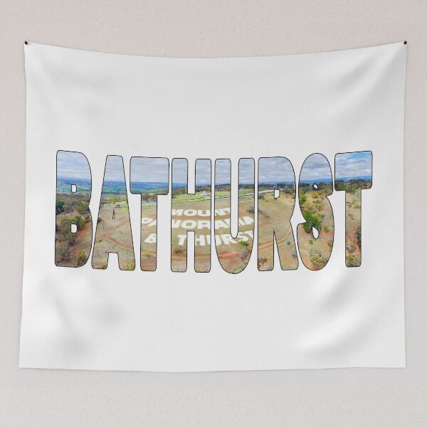 Item preview, BATHURST - New South Wales Mount Panorama Sign Motor Racing Australia designed and sold by Adam Gormley.