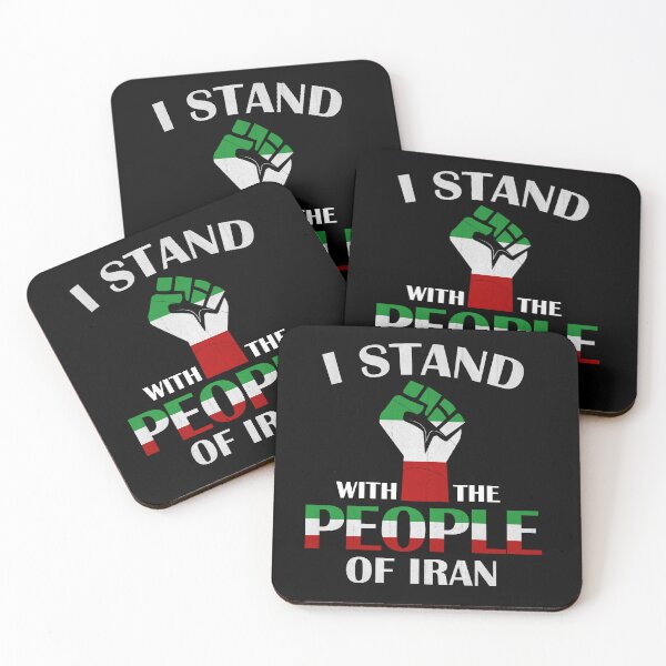 Item preview, I Stand With The People Of Iran Free Iran Flag designed and sold by RoyesButler.
