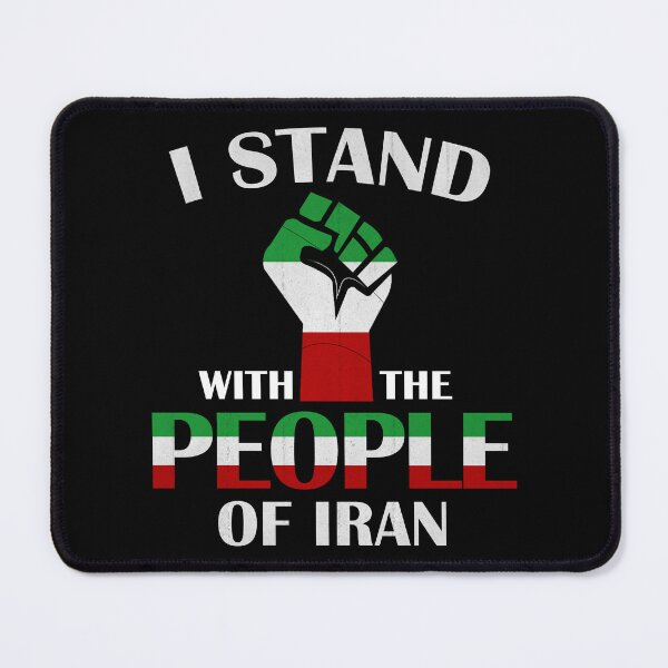 Item preview, I Stand With The People Of Iran Free Iran Flag designed and sold by RoyesButler.
