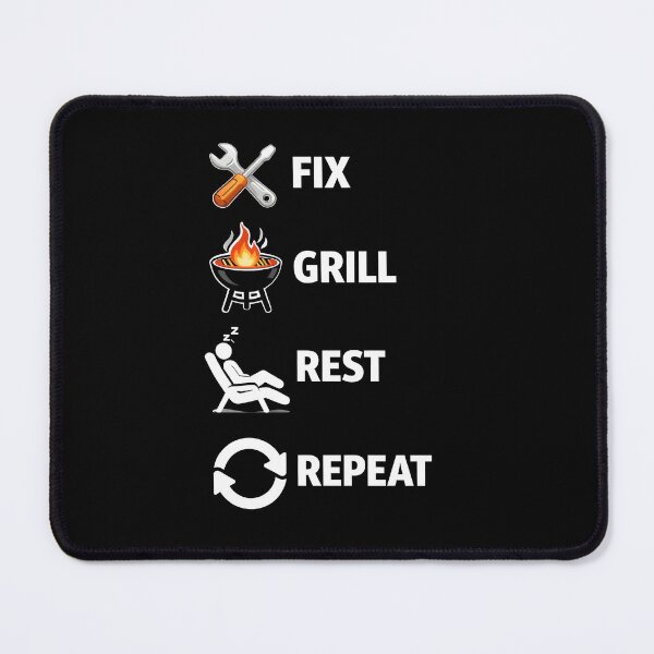 Item preview, Fix Grill Rest Repeat designed and sold by JODYSMORGAN.