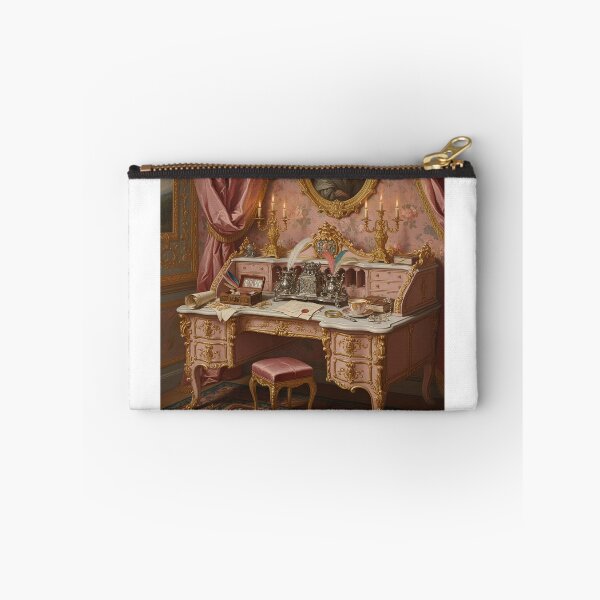 Item preview, Ornate Rococo Writing Desk with Golden Details designed and sold by yum1108.