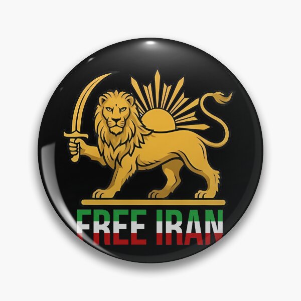 Item preview, Free Iran Flag Persian Freedom designed and sold by RoyesButler.