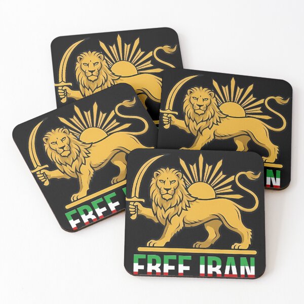 Item preview, Free Iran Flag Persian Freedom designed and sold by RoyesButler.