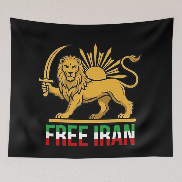 Item preview, Free Iran Flag Persian Freedom designed and sold by RoyesButler.
