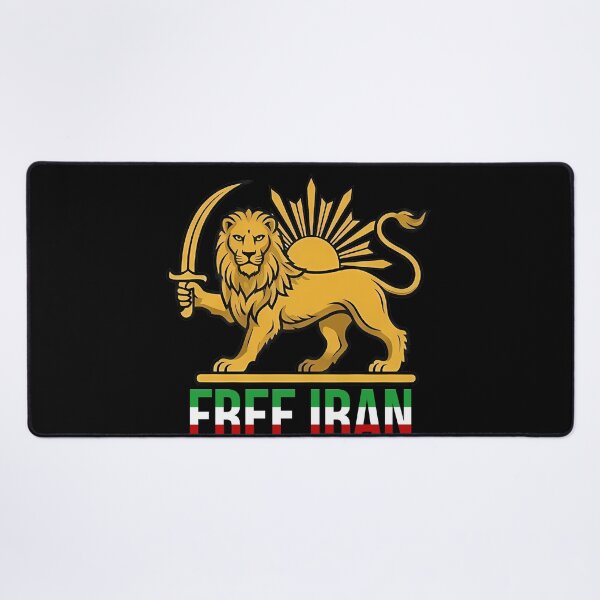 Item preview, Free Iran Flag Persian Freedom designed and sold by RoyesButler.