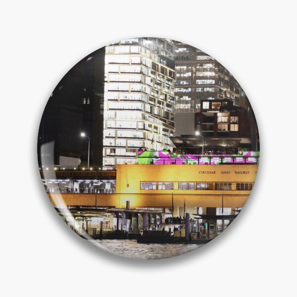 Item preview, Cirular Quay Train Station & Ferry Wharf Sydney 2023 designed and sold by Lauren Elizabeth Photograhy AU.