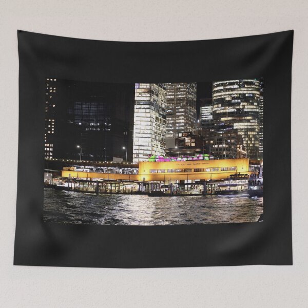 Item preview, Cirular Quay Train Station & Ferry Wharf Sydney 2023 designed and sold by Lauren Elizabeth Photograhy AU.