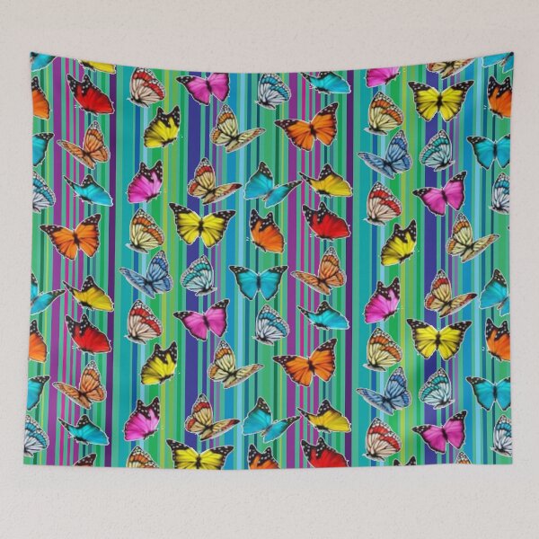 Item preview, Ediemagic Butterflies & Stripes designed and sold by Ediemagic.
