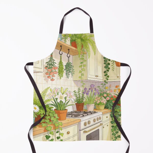 Artikelvorschau, Botanical Home Interior Artwork, Flower-Filled Kitchen Garden Scenes entworfen und verkauft von BlareBlare.