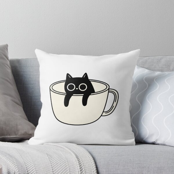Item preview, Cute Cat Inside Coffee Cup designed and sold by GASSISHOP.