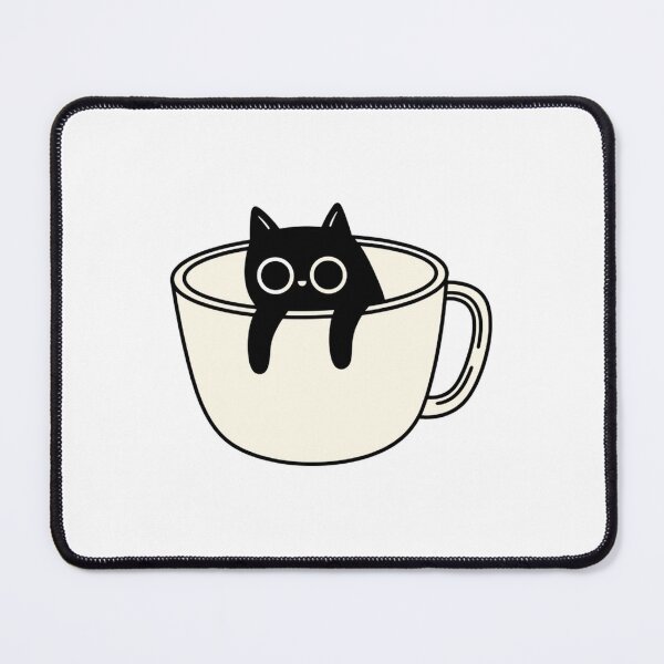 Item preview, Cute Cat Inside Coffee Cup designed and sold by GASSISHOP.