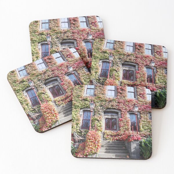 Item preview, Autumn Leaves On Building in Melbourne April 2023 designed and sold by Lauren Elizabeth Photograhy AU.