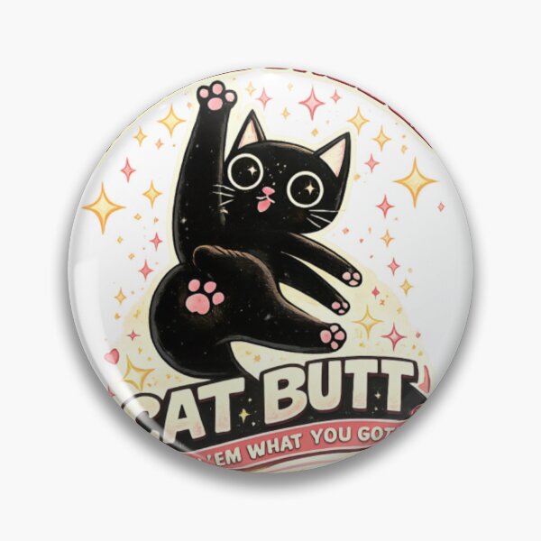 Item preview, Give 'Em The Ol' Razzle Dazzle Cat Butt – Funny Sassy Black Cat Graphic designed and sold by CatLovers Studio.