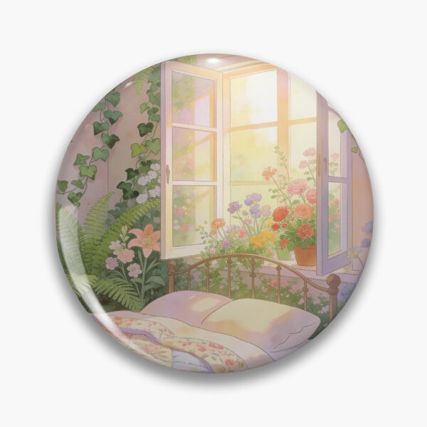 Artikelvorschau, Romantic Floral Bedroom Decor, Indoor Garden Illustrations entworfen und verkauft von BlareBlare.