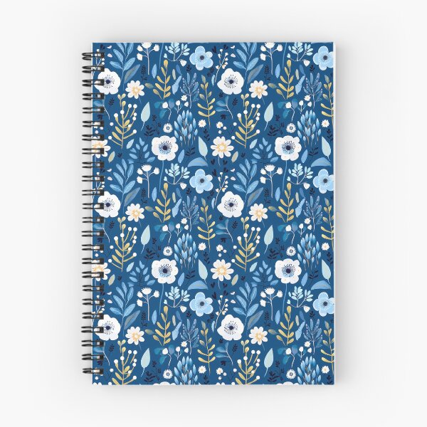 Item preview, Blue Florals 2 designed and sold by Dawne's Designs.