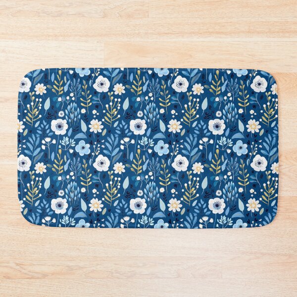 Item preview, Blue Florals 2 designed and sold by Dawne's Designs.