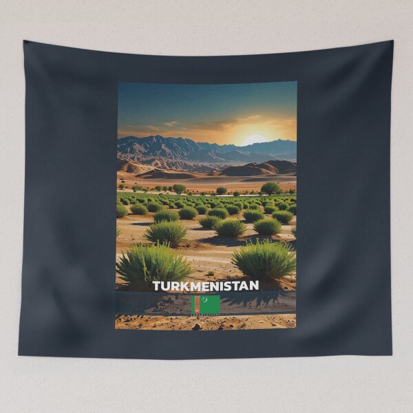 Item preview, Turkmenistan Travel  designed and sold by Thistle-TShop.