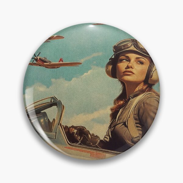 Item preview, Woman Fighter Pilot Poster designed and sold by uncledougie.