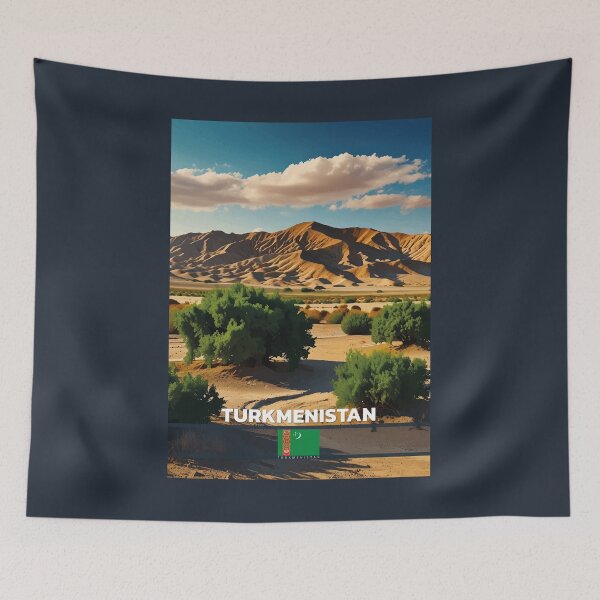 Item preview, Turkmenistan Travel  designed and sold by Thistle-TShop.
