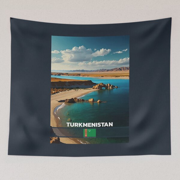 Item preview, Turkmenistan Travel  designed and sold by Thistle-TShop.
