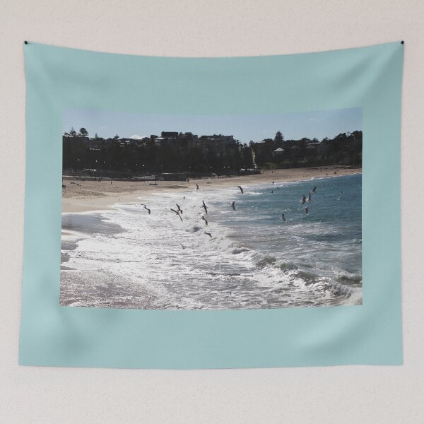 Item preview, Seagulls flying at Coogee Beach, Sydney 2023 designed and sold by Lauren Elizabeth Photograhy AU.