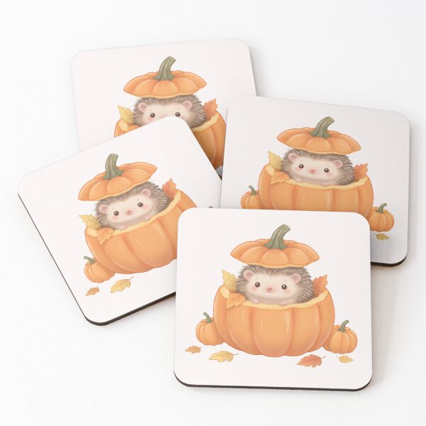Item preview, Cute Hedgehog in Pumpkin designed and sold by naragon4289.