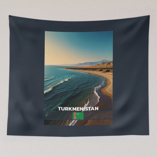 Item preview, Turkmenistan Travel  designed and sold by Thistle-TShop.