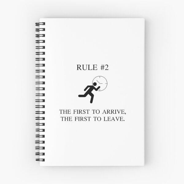 Item preview, Rule 2 First To Arrive First To Leave Introvert Badge designed and sold by AVO-SOURCE.