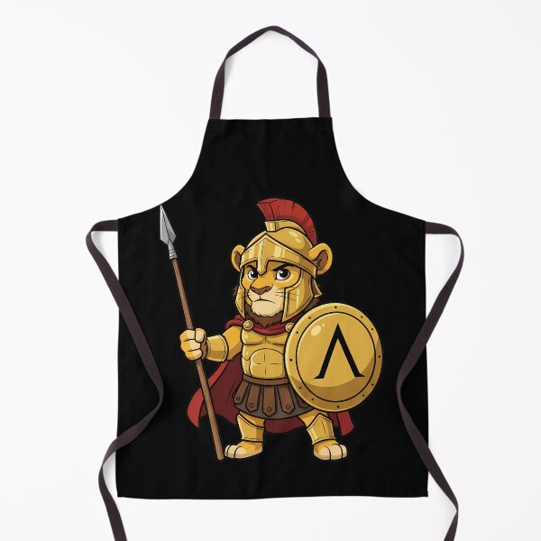 Item preview, Spartan Lion Warrior Greek Hoplite Mascot designed and sold by k3rstman1.