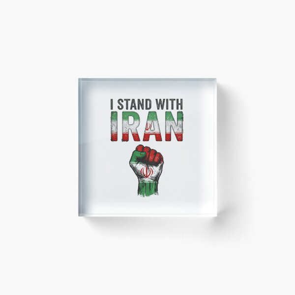 Item preview, I Stand With Iran Against War And Violence designed and sold by SkeletonsDanger.