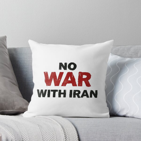 Item preview, No War With Iran Peace And No War Anywhere designed and sold by SkeletonsDanger.