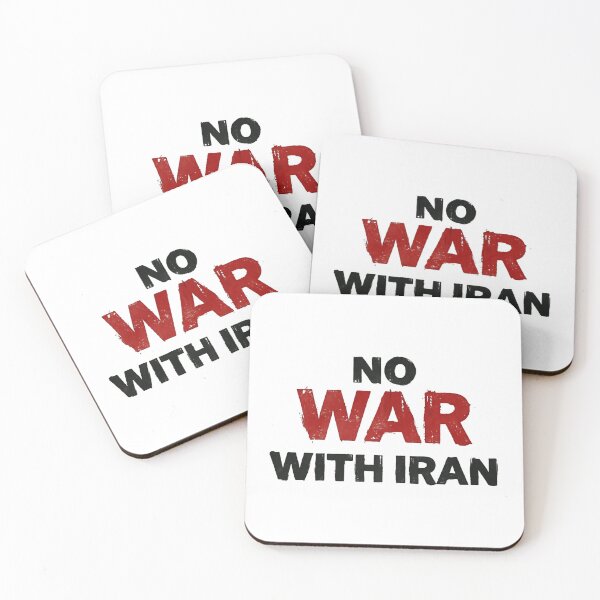 Item preview, No War With Iran Peace And No War Anywhere designed and sold by SkeletonsDanger.