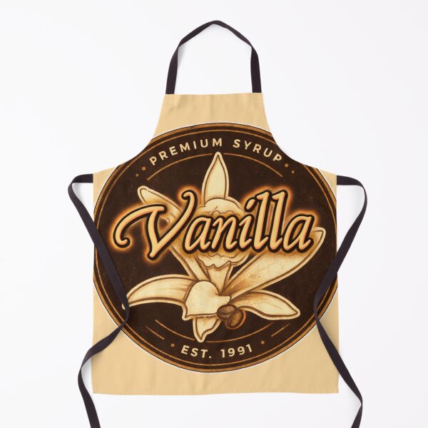 Item preview, Vintage Vanilla Syrup Label – Café Coffee Aesthetic Est 1991 designed and sold by sososweett.