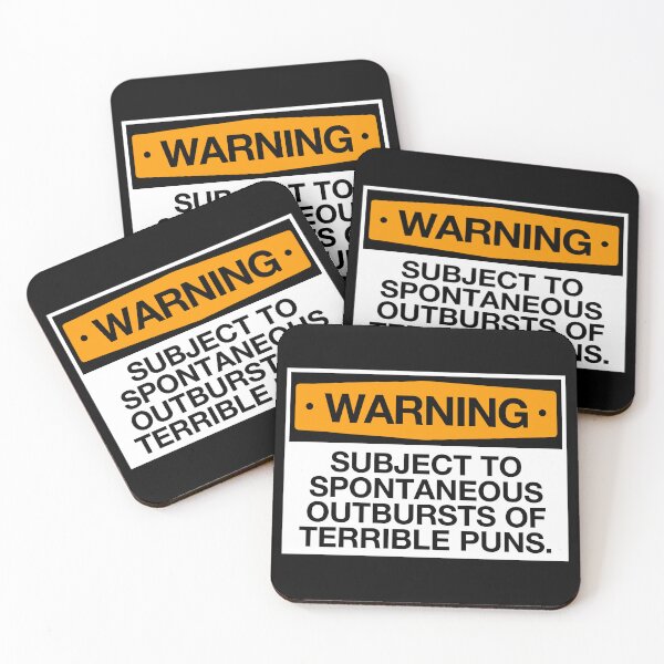 Item preview, Warning! Subject To Spontaneous Outbursts Of Terrible Pun designed and sold by kaneishiayuvi.