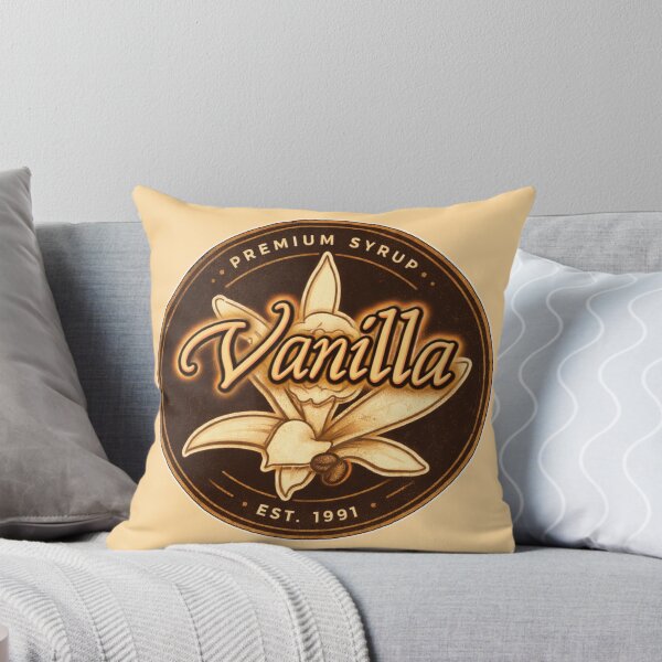 Item preview, Vintage Vanilla Syrup Label – Café Coffee Aesthetic Est 1991 designed and sold by sososweett.