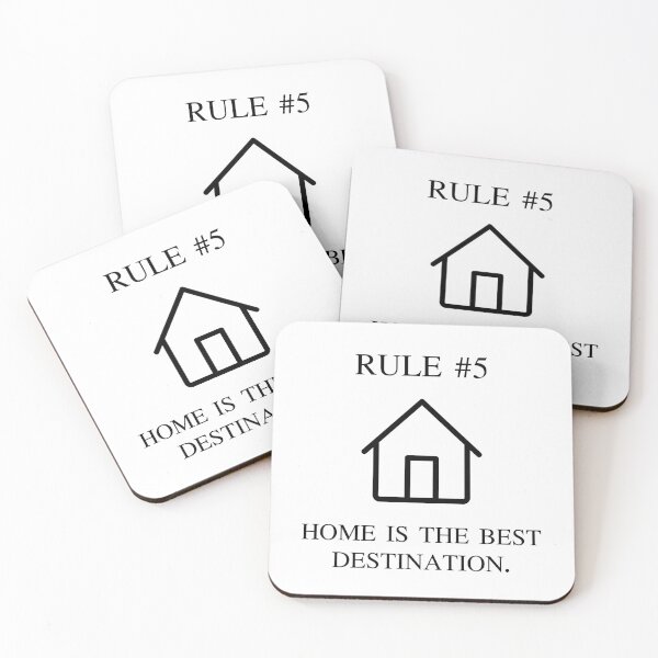 Item preview, Rule 5 Home Is The Best Destination Introvert Badge designed and sold by AVO-SOURCE.
